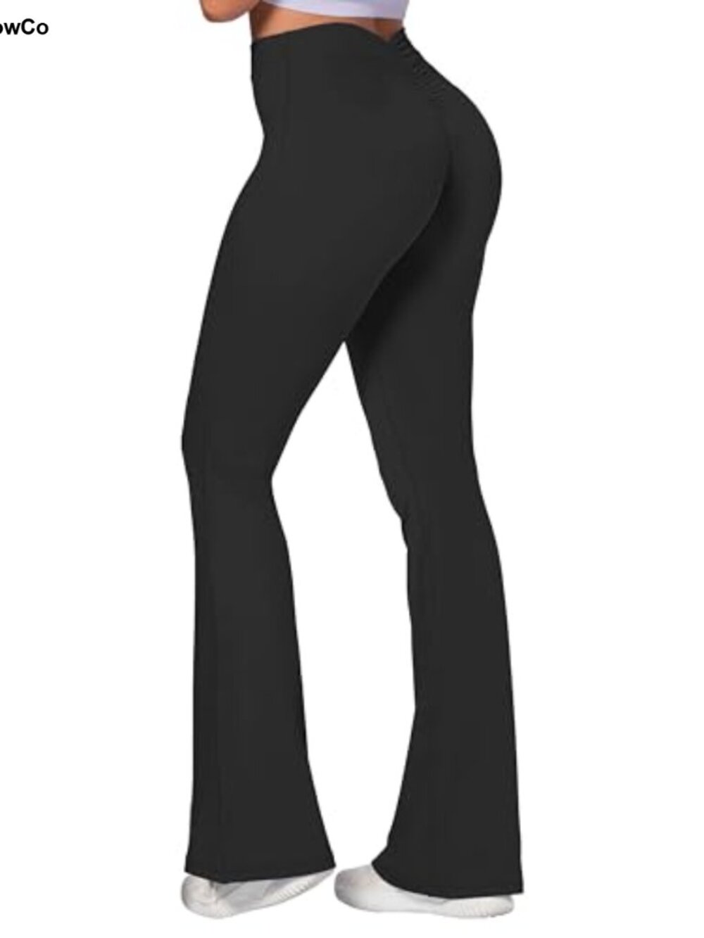 Sunzel Flare Leggings Crossover High Waisted Yoga Pants Wide Leg